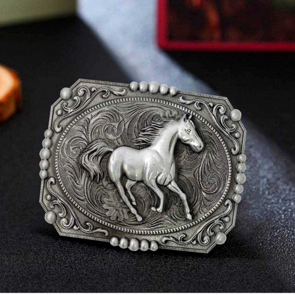 New Horse belt buckle